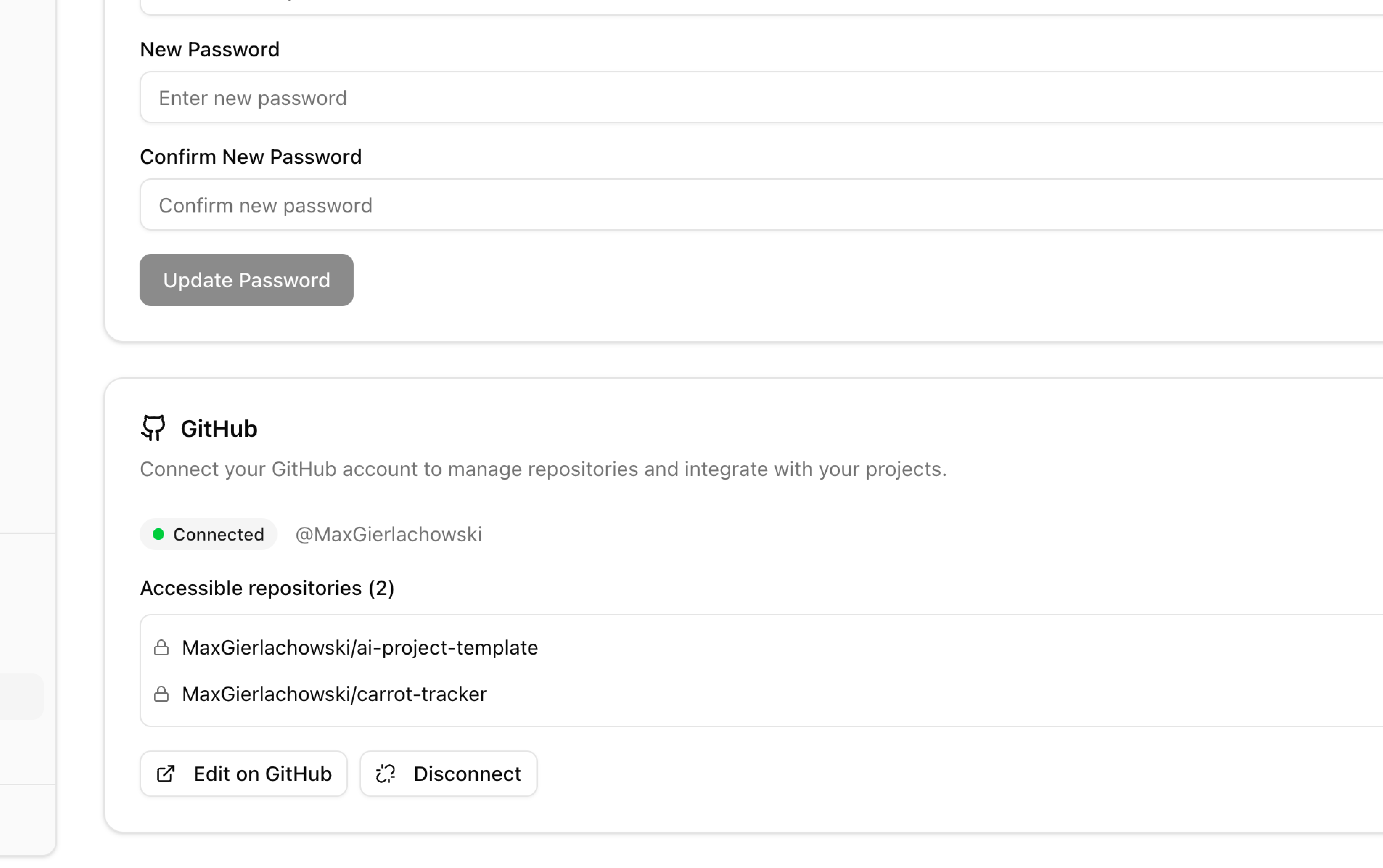 Connect your repos